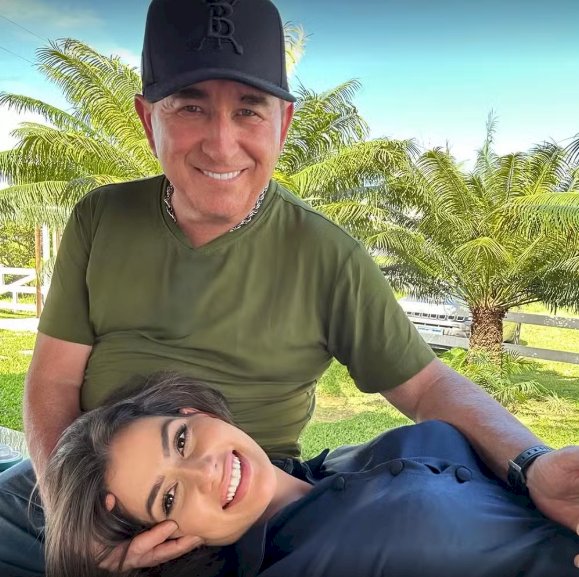 Amado Batista e Miss Mato Grosso oficializam casamento em fazenda de luxo em MT